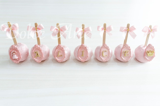 Maçã de chocolate Ursinha Coroa