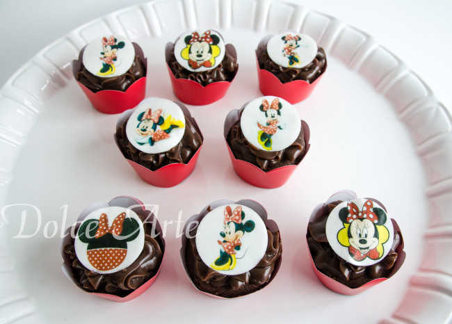 Cupcakes decorados Minnie