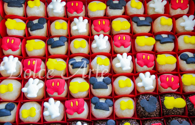 Doces decorados Mickey
