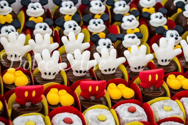 Doces decorados Mickey