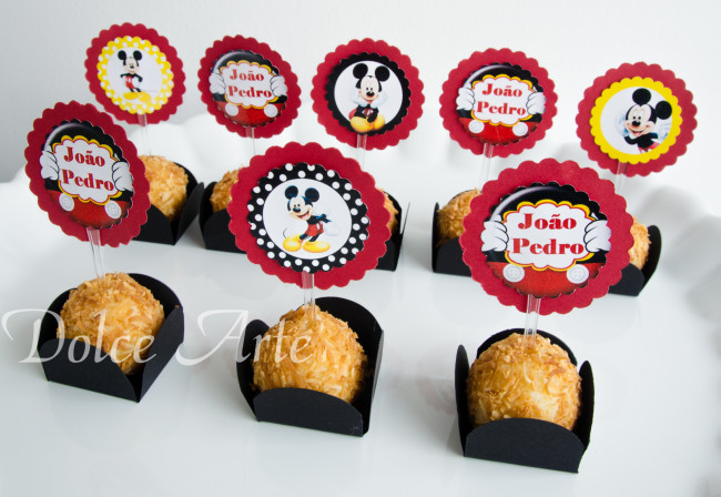 Doces Decorados topper Mickey