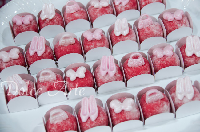 Doces decorados Minnie Rosa