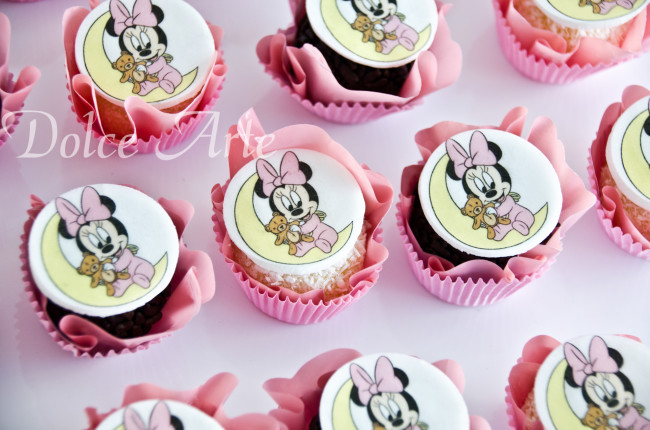 Doces decorados Minnie Rosa