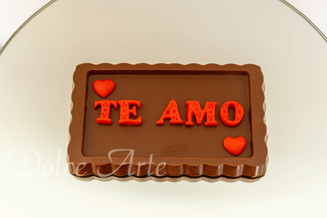 Barra de chocolate personalizada