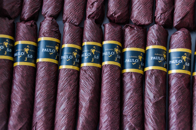 Charuto de Chocolate com rótulo personalizado