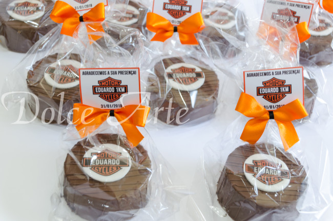 Pão de mel decorado Harley/Moto