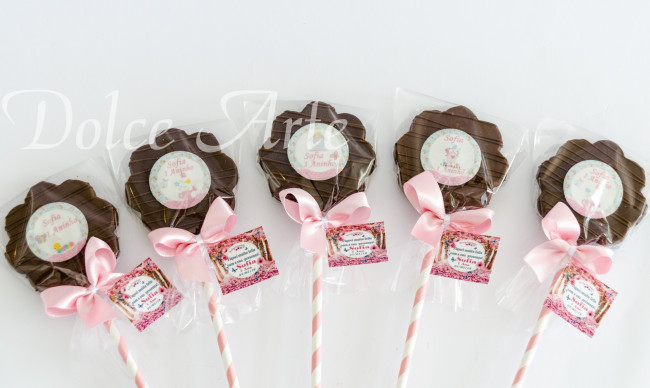 Pirulitos com pastilha de açúcar Jardim