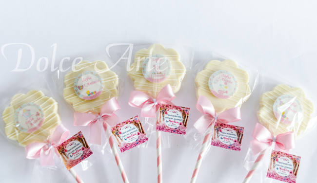 Pirulitos com pastilha de açúcar Jardim