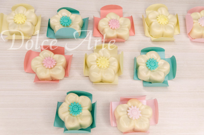 Doces decorados Jardim