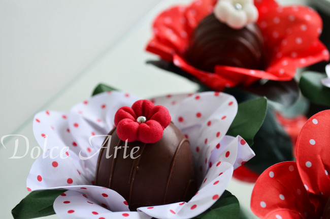 Doces decorados Jardim