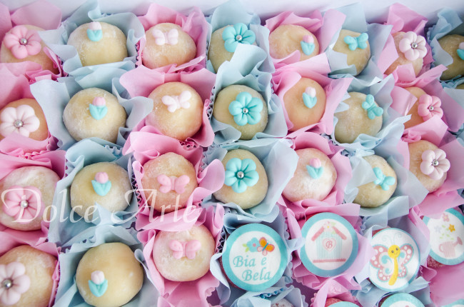 Doces decorados Jardim