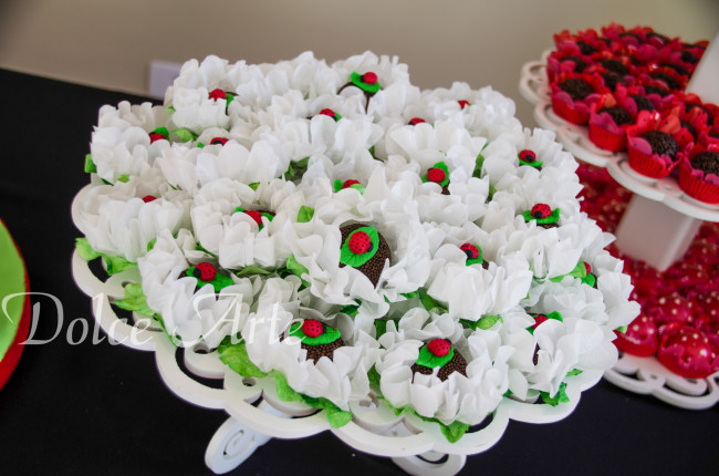 Doces decorados Jardim