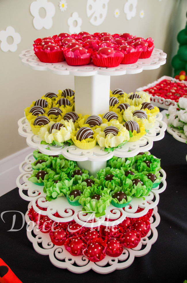 Doces decorados Jardim