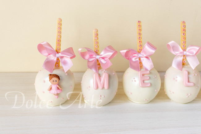Maçãs de chocolate Bailarina