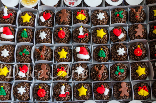 Doces Decorados Natal