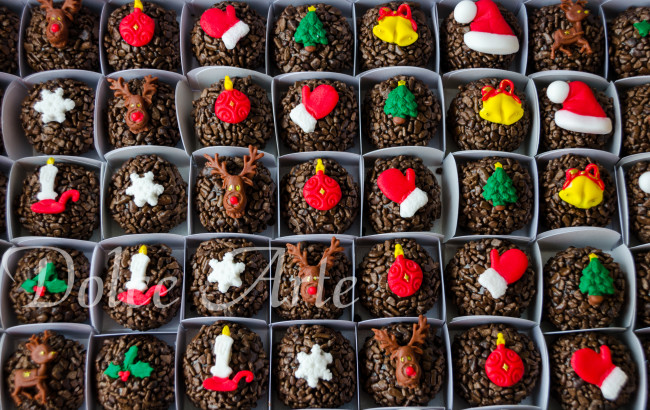Doces Decorados Natal