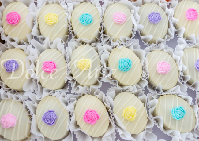 Doces decorados Chuva de Amor