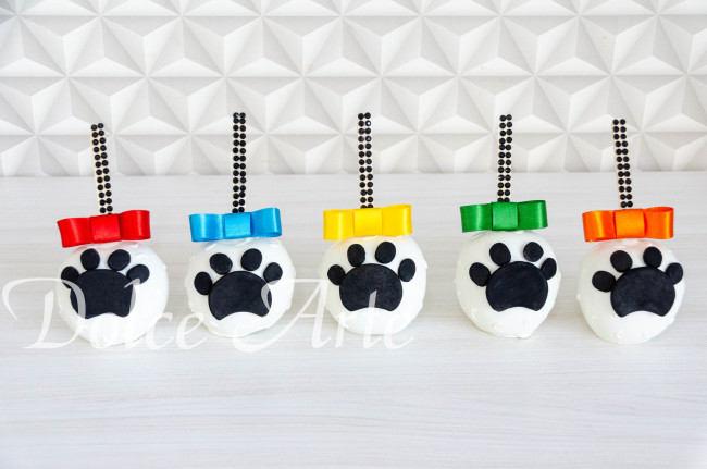 Maçãs de chocolate Patrulha Canina