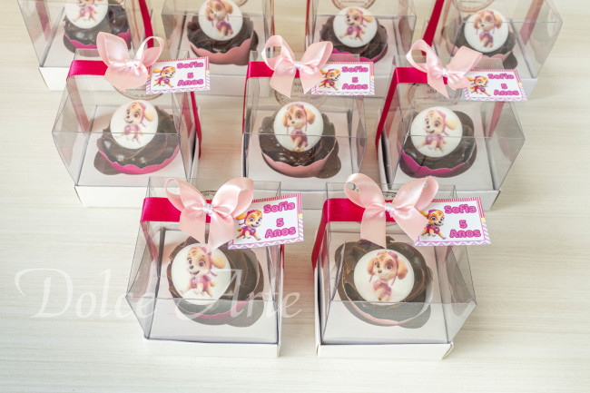 Cupcakes decorado Patrulha Canina