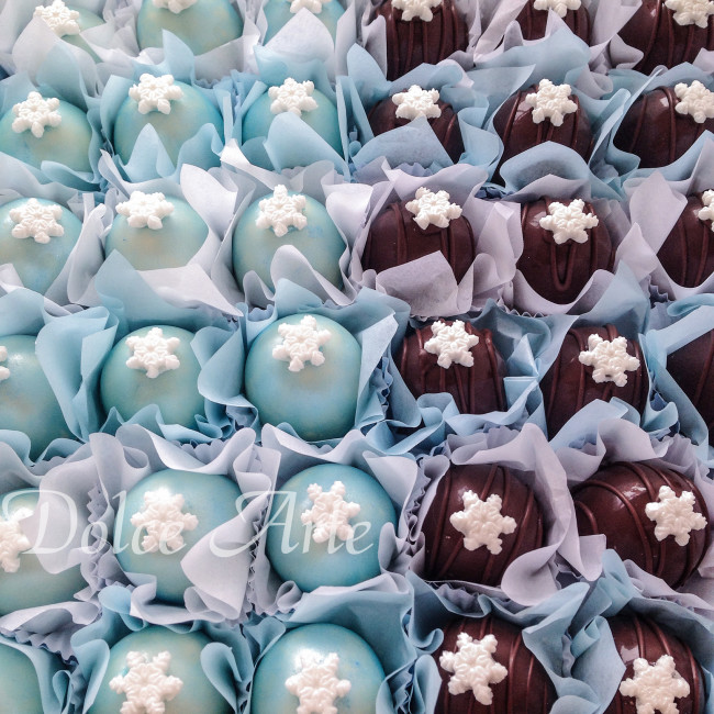 Doces decorados Frozen