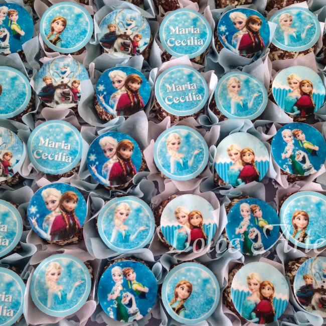 Doces decorados Frozen