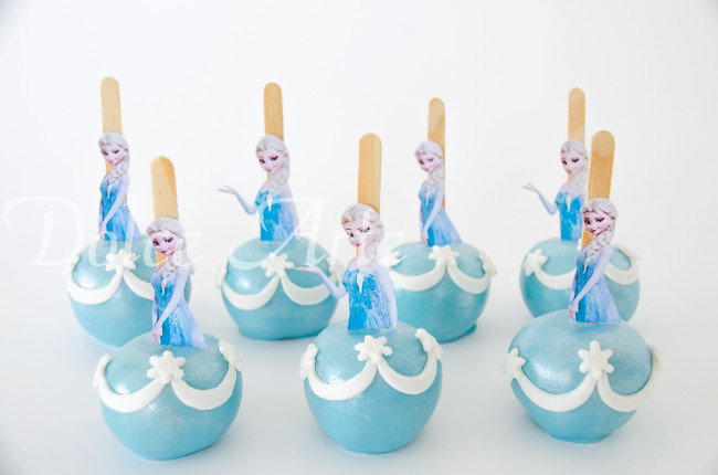 Maçãs de chocolate Frozen