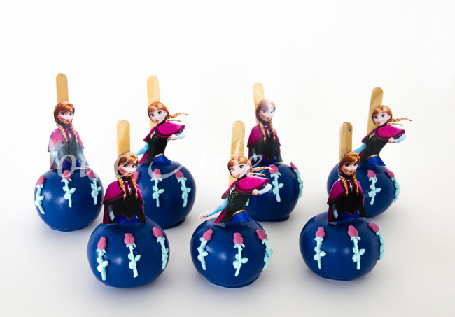 Maçãs de chocolate Frozen