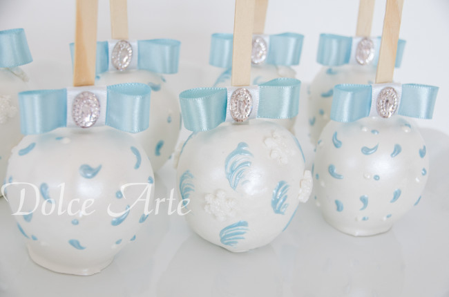 Maçãs de chocolate Frozen