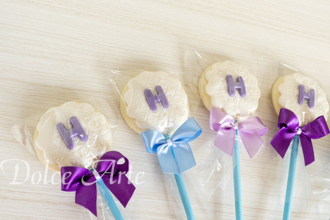 Pirulitos de chocolate Frozen