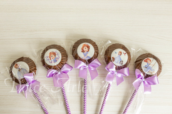 Pirulitos Princesa Sofia