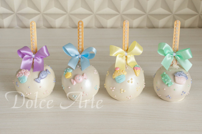 Maçãs de chocolate Doces Candy Bar