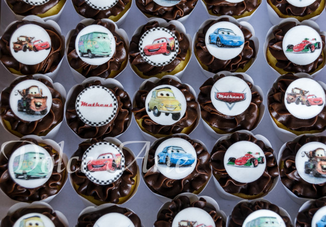 Cupcakes Carros
