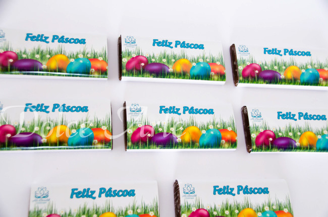 Barra de Chocolate personalizada Páscoa