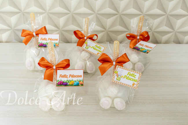 Maçãs de chocolate Páscoa