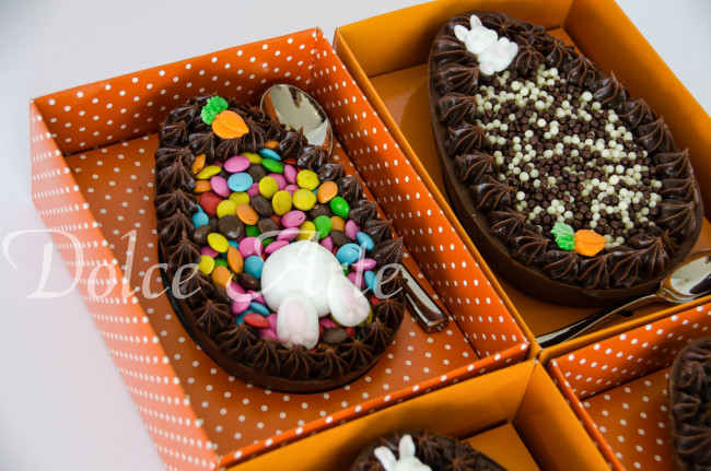 Ovo de chocolate recheado Páscoa