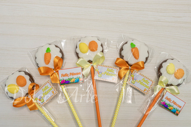 Pirulitos decorados Páscoa