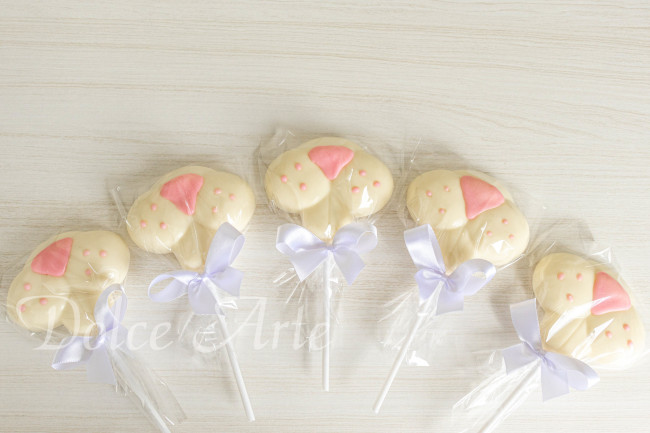 Pirulitos decorados Páscoa