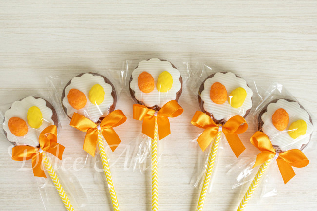 Pirulitos decorados Páscoa