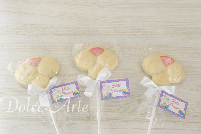 Pirulitos decorados Páscoa