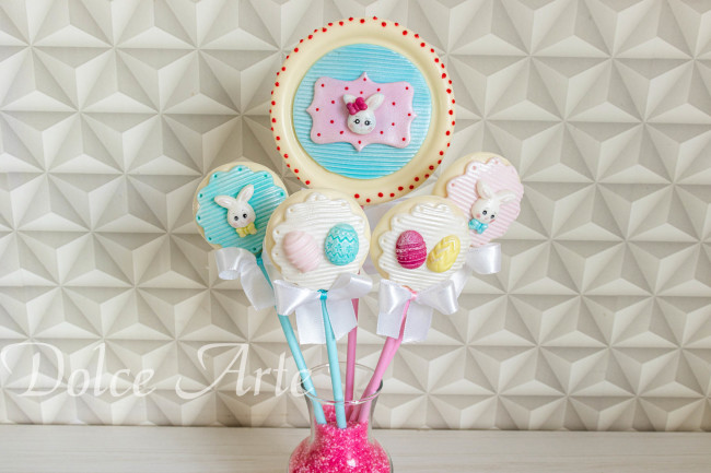 Pirulitos decorados Páscoa