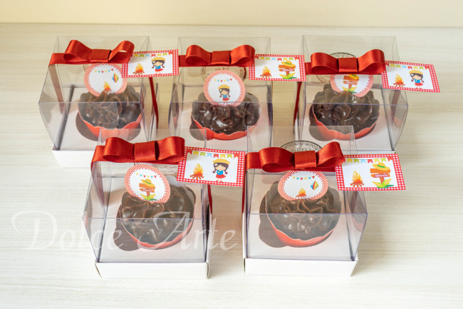 Cupcake decorado Festa Junina