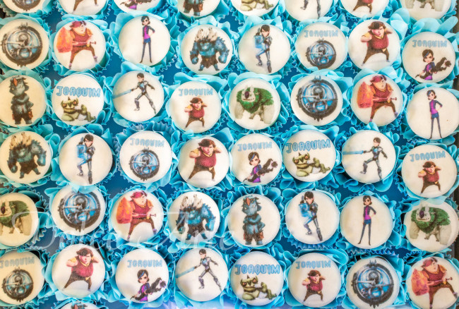 Doces decorados Caçadores de Trolls