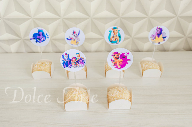 Doces decorados Little Poney