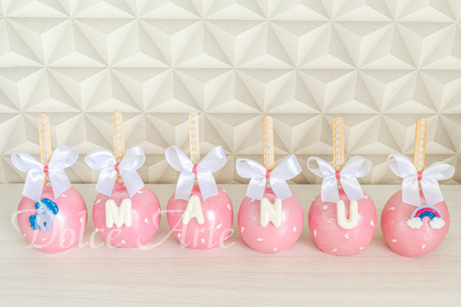 Maçã de chocolate Little Poney