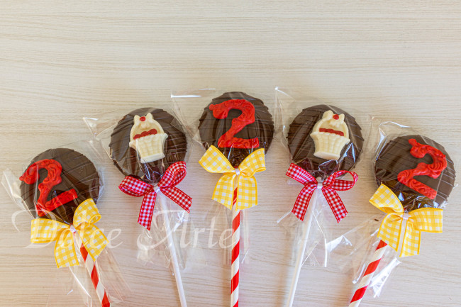 Pirulitos de chocolate Pic Nic