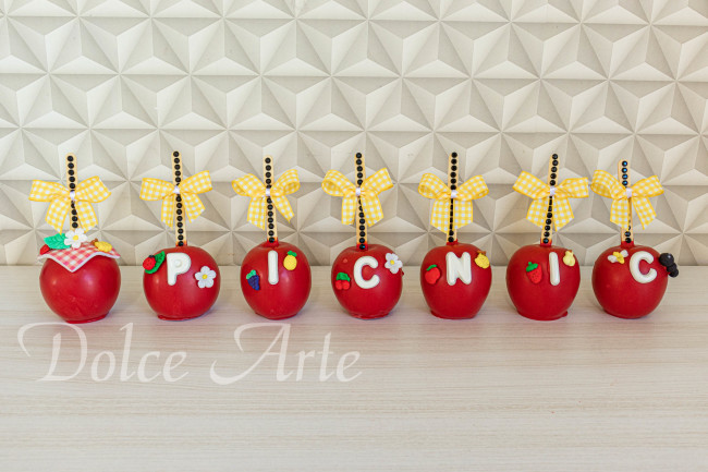 Maçãs de Chocolate Pic Nic