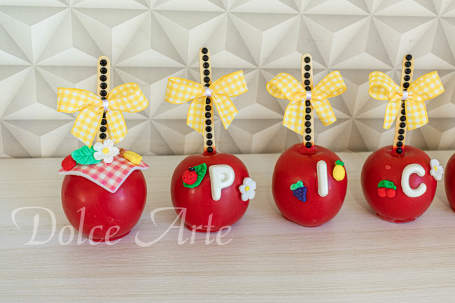 Maçãs de Chocolate Pic Nic