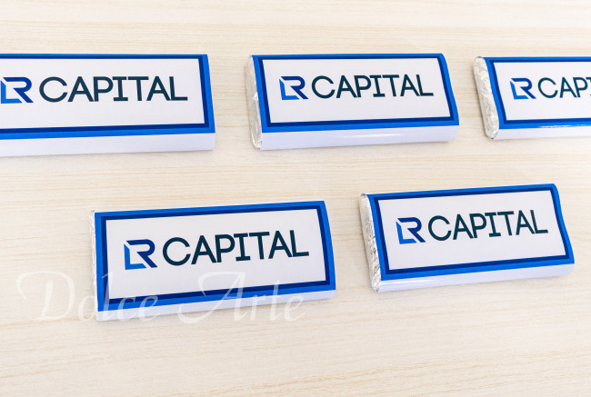 Barra de Chocolate com rótulo personalizado Corporativa