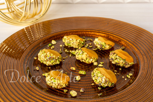 Doce de Damasco com Pistache