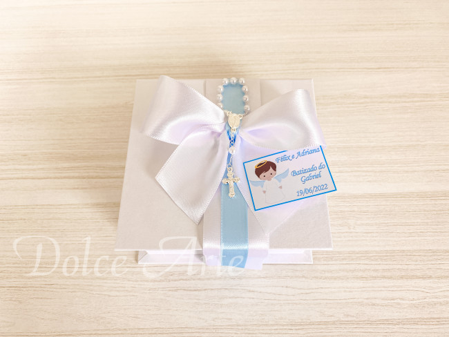 Caixa personalizada com 4 Bem Batizados